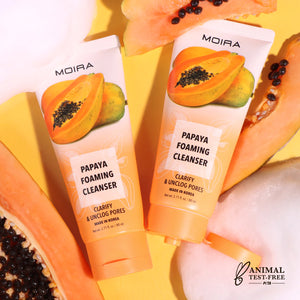 Papaya foam cleanser 100% recommended Unclog Pores