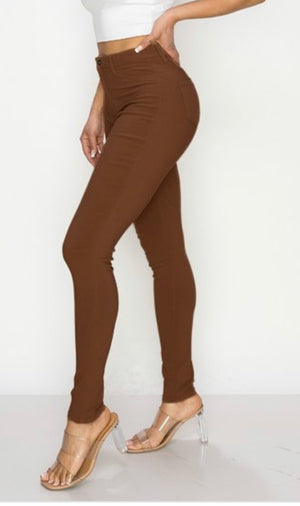 Womens Classic Brown Jeans (brown)