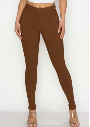 Womens Classic Brown Jeans (brown)