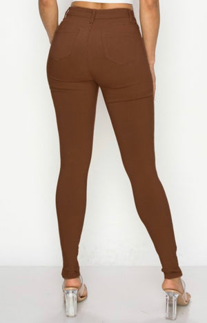 Womens Classic Brown Jeans (brown)